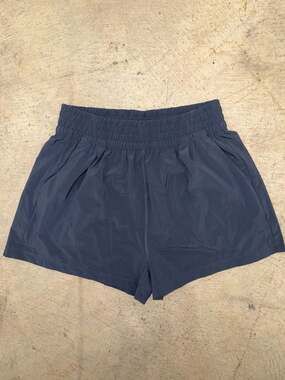 Vuori Navy Blue Clementine Running Shorts Size L